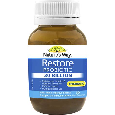 Nature's Way Restore Probiotic 30 Billion 30 Pack | Woolworths