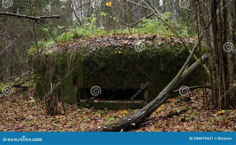 Russian Abandoned Military Bunker From The Second World War Stock Video