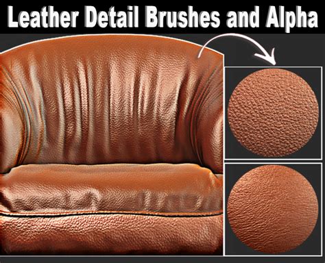 Leather Detail Brushes And Alpha FlippedNormals