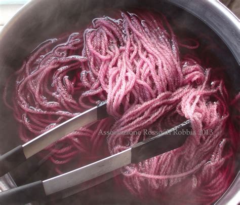 Rosso Di Robbia Colori Naturali CORSO DI TINTURA NATURALE DELLA LANA