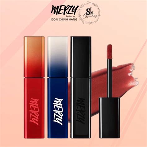 Son Kem L Merzy Merzy Xanh The First Velvet Tint Merzy En Noir