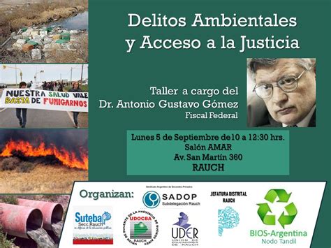 Material Difusi N Talleres De Delitos Ambientales Y Acceso A La