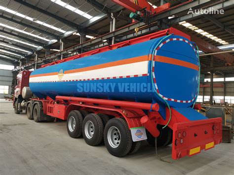 Sunsky Brand Tri Axle Fuel Tanker Trailer Tankwagen F R Heiz L Und