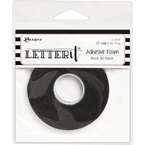 ADHESIVE FOAM - BLACK - 789541062882