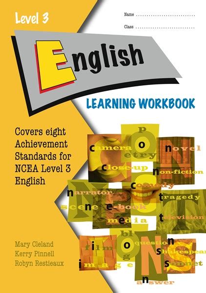 Ncea Level 3 English Learning Workbook Children Books Educational