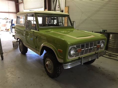 Baytree Green 1975 Ford Bronco Is An Uncut Beauty