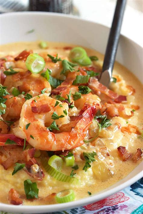 Shrimp And Grits With Bacon