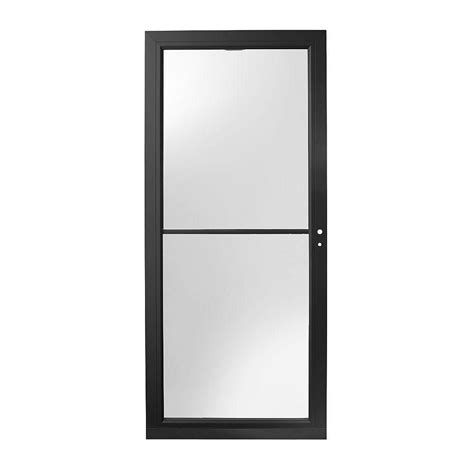 Andersen 3000 Series 34-Inch Full View Retractable Storm Door In Black Right Hand | The Home ...