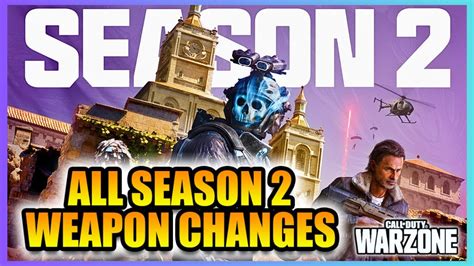 All Weapon Balancing Changes For Warzone Season All Buffs Nerfs