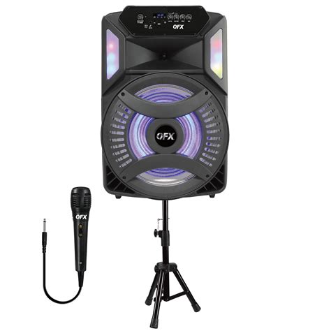 Customer Reviews QFX Bluetooth Rechargeable Speaker With RGB LED Party