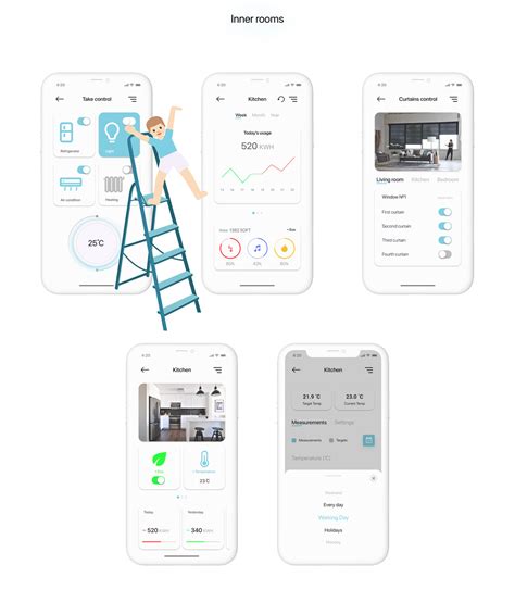 Smart House Mobile App Uiux On Behance