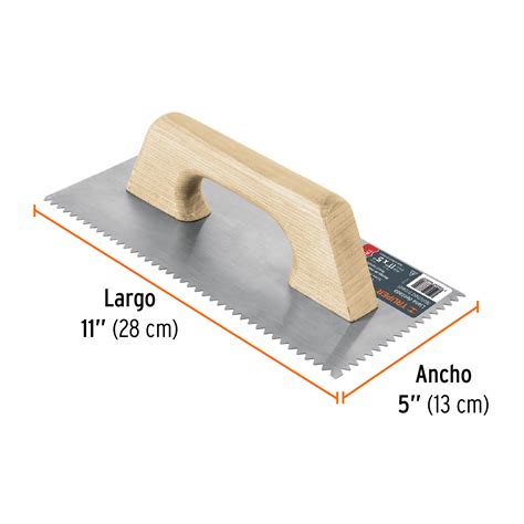 Ficha Tecnica Llana 11 dentado triangular tipo español mgo madera