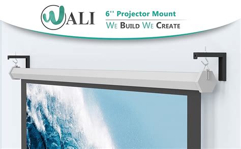 Amazon Wali Universal Projector Screen Ceiling Mount Wall Hanging