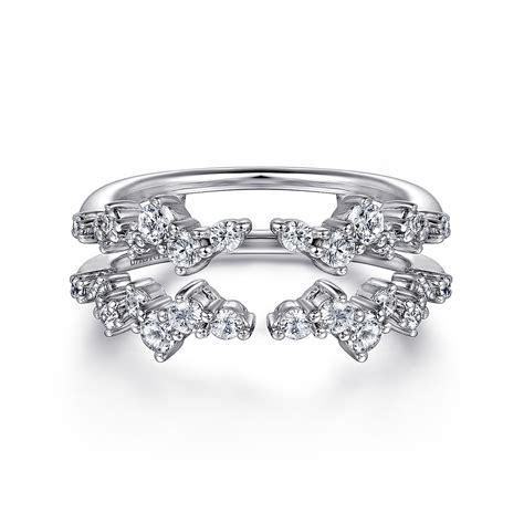 14K White Gold Diamond Ring Enhancer