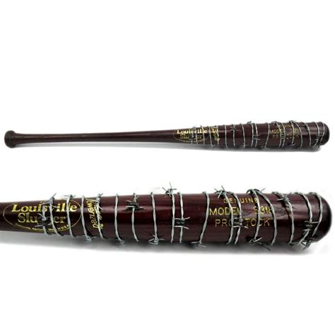 The Walking Dead "Lucille" Barbed Wire Louisville Slugger Baseball Bat ...