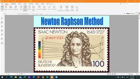 Newton Raphson Method Matlab Code Newton Raphson Method For Solving