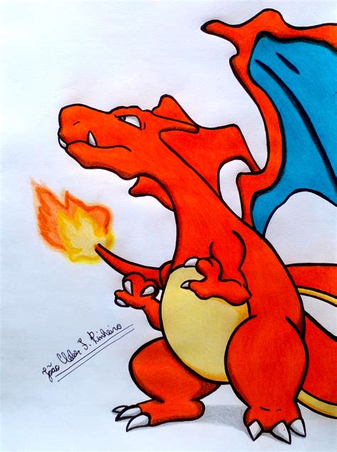 Pokemon Red: Charizard by JCArt0 on DeviantArt