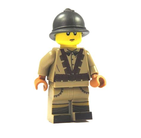 Custombricksde Ww2 Soldier Of The French Uv Printed Out Of Lego