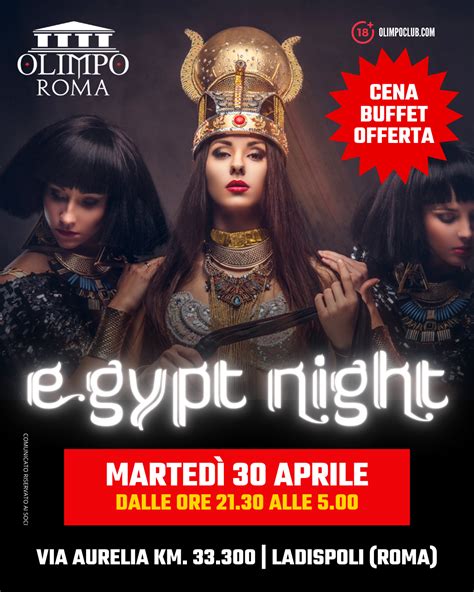 Egypt Night Olimpo Club Priv Roma Scambio Coppie Swingers Club