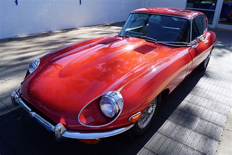 Jaguar Xke E Type Series Ii Black Leather Stock For Sale