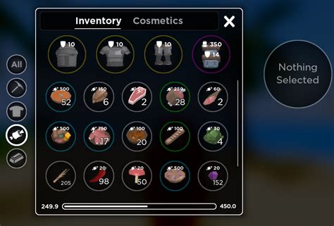 Inventory Roblox The Survival Game Wiki Fandom