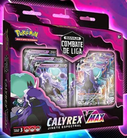 Baraja De Combate De Liga Pok Mon Tcg Calyrex Jinete Espectral Vmax