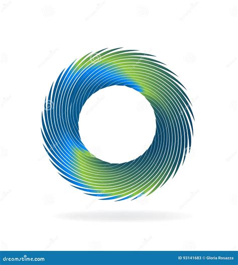 Swirly Wave Logo Stock Vector Illustration Of Design 93141683