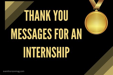 50 Thank You Messages For An Internship Eventhorizonmag