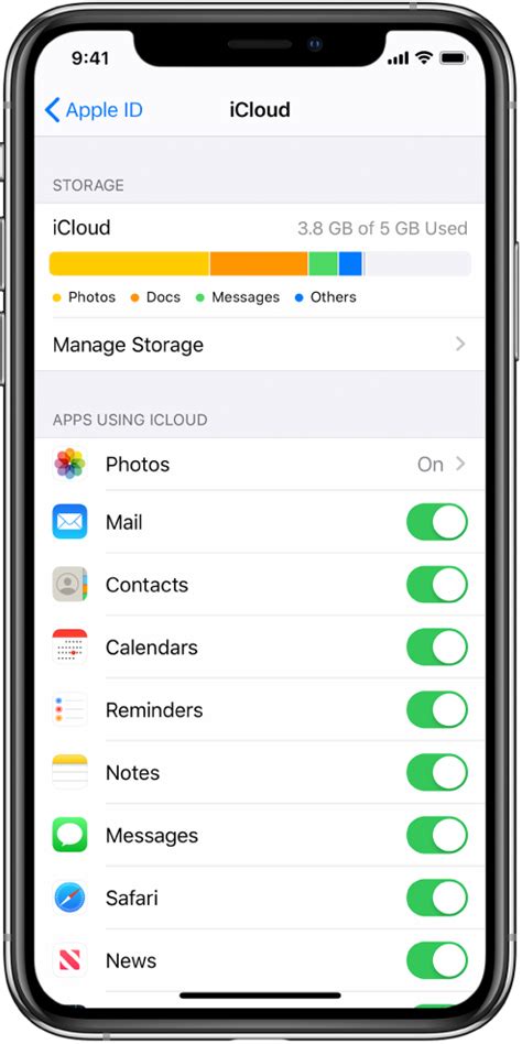 Manage Apple Id And Icloud Settings On Iphone Apple Support