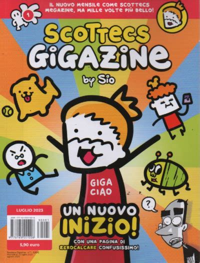 Scottecs Gigazine N 1 Mensile 5 Luglio 2023 Italiano EDICOLA SHOP