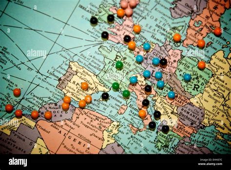 Map Pins Map Hi Res Stock Photography And Images Alamy