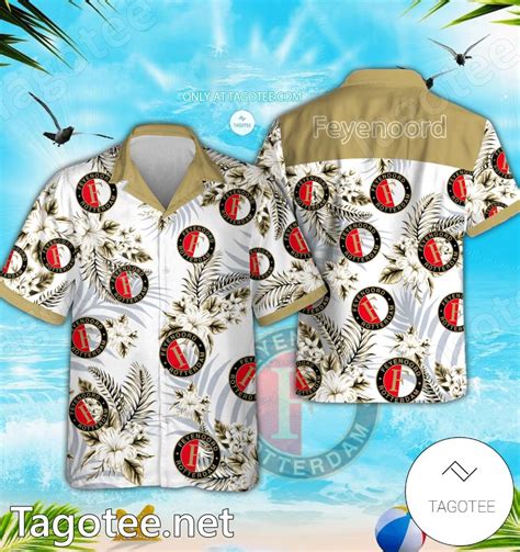 Feyenoord Logo Hawaiian Shirt And Shorts Bishop Tagotee