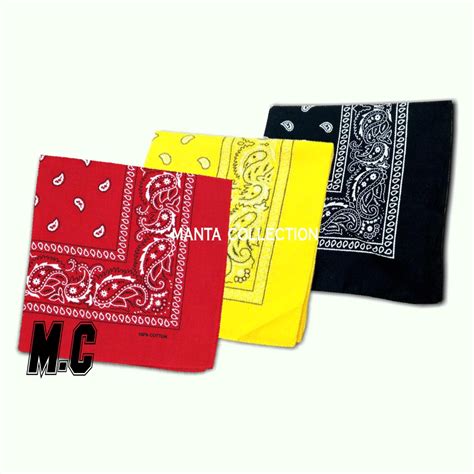 Jual Mc Slayer Bandana Paisley Multifungsi Masker Mulut Import