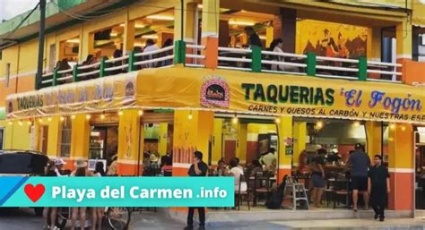 Taquerías El Fogón en Playa del Carmen Dirección y Horarios