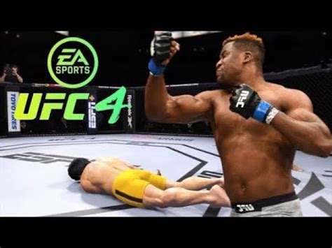 Bruce Lee Vs Francis Ngannou Ea Sports Ufc Epic Fight Youtube