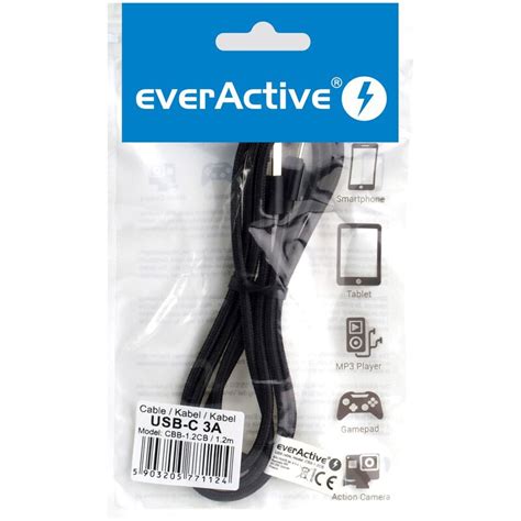 Baltrade Eu B2B Shop USB Braided Cable USB C Type C EverActive