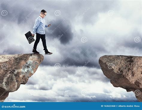 Falling Into The Abyss Stock Photo Image Of Confuse 163622468