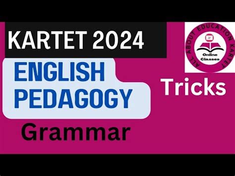 Kartet English Pedagogy And Grammar Most Expected Questions Youtube