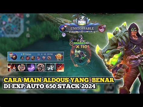 Cara Main Aldous Yang Benar Di Exp Lane Auto Menang Laning Phase