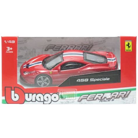 Ferrari 458 Speciale Race Play Box 1 43 Bburago Submarino