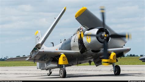 F Azfn Private Douglas Ad 4na Skyraider Photo By Jean Baptiste Rouer