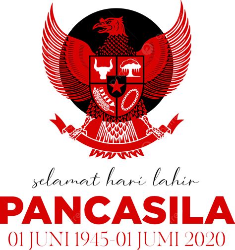 Feliz Dia De Pancasila Vector Png Pancasila D A De Pancasila Feliz