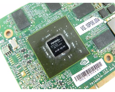 Купить nVidia GeForce GT240M видеокарта для ноутбука НЕРАБОЧАЯ N10P-GS ...