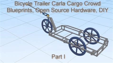 Bicycle Trailer Carla Cargo Crowd Blueprints Open Source Hardware