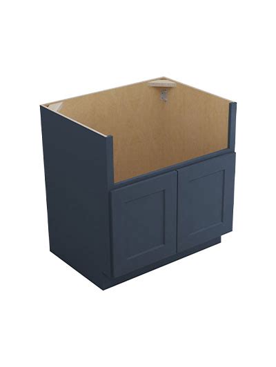 Oceana Blue Shaker Farm Sink Base Cabinet Cabinetselect