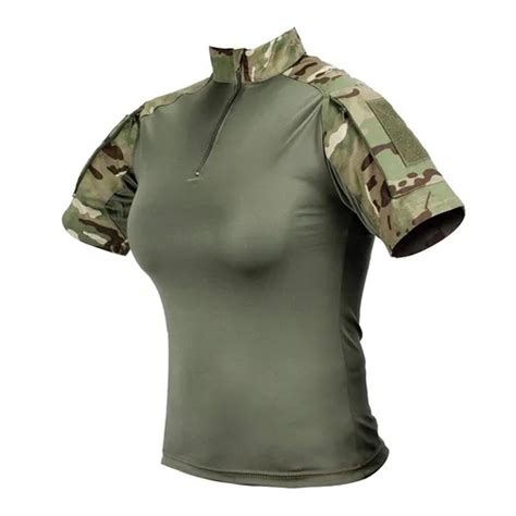 Combat Shirt Feminina Multicam Safo Military Loja Wwart Tático Militar Airsoft Aventura