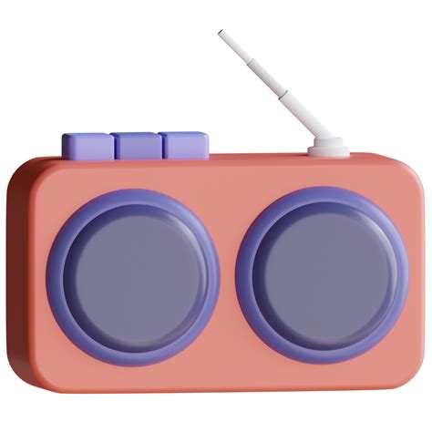 Fm Radio 3d Render Icon 14919733 Png