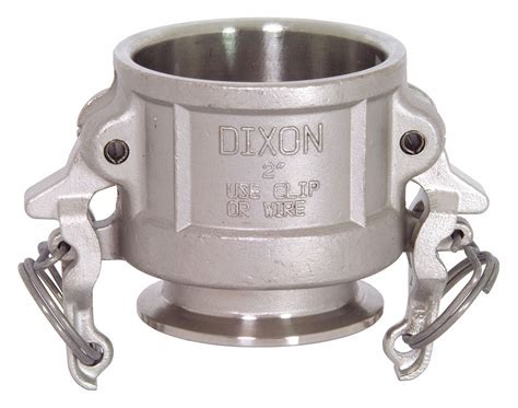 DIXON VALVE COUPLING Cam And Groove Coupling Body Material 316