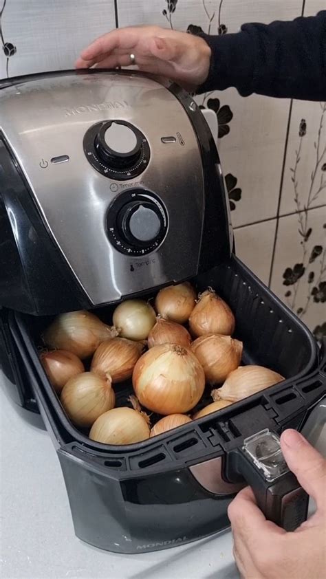 Cebola Agora S Se For Assim Super Crocante Na Air Fryer Cebola