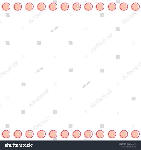 Dotted Line Border Design Background Stock Vector (Royalty Free ...